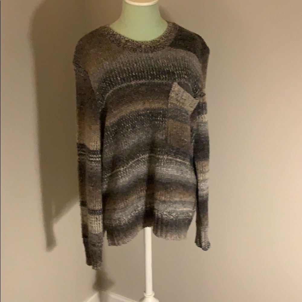 ROOTS striped knit sweater